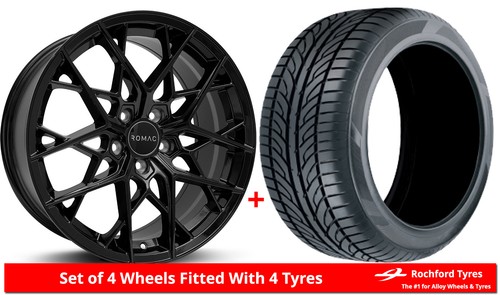 Alloy wheels tyres romac - alloy, &
