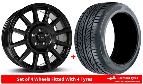 Alloy wheels tyres romac - &,