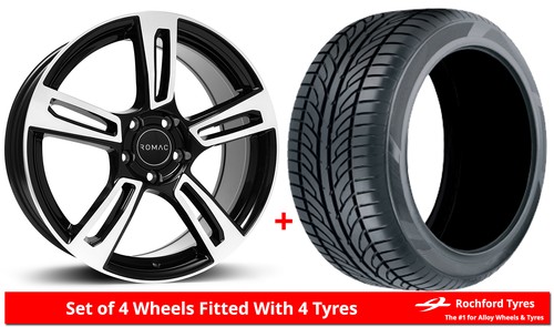Alloy wheels tyres romac - alloy, 17"