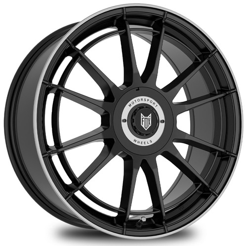 Alloy wheels fox vr4 - alloy, black