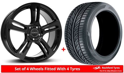 Alloy wheels tyres romac - tyres, 17"